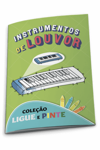 Instrumentos de Louvor - Coleção Ligue e Pinte