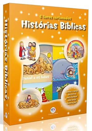 Histórias Bíblicas Box Com 6 Livros Cartonados