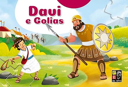 Livro Quebra Cabeça DAVI E GOLIAS