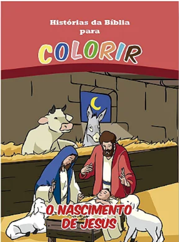 Historias da Biblia Para Colorir - O nascimento de Jesus