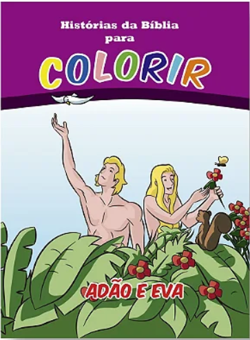 Historias da Biblia para Colorir - Adão e Eva
