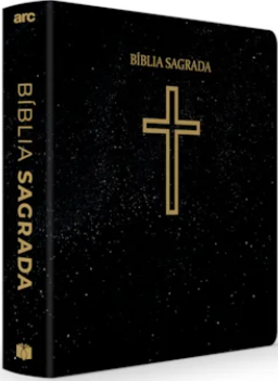Bíblia Sagrada Média Salvos Pela Graça | ARC | Brochura Preta