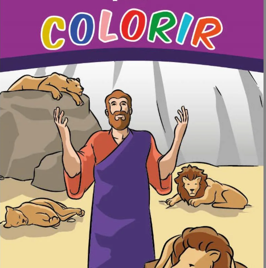 Histórias da Bíblia para Colorir - Daniel