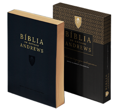Bíblia de Estudos Andrews - Capa de Couro