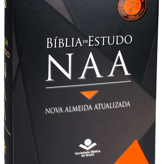 Bíblia de Estudo NAA - Couro Legítimo