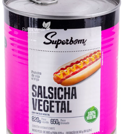 Salsicha Vegetal 880G