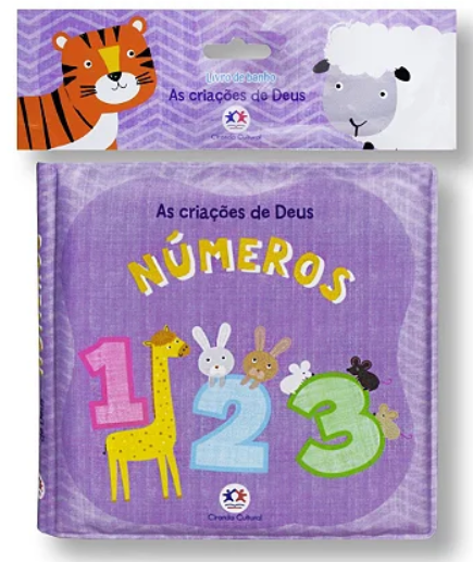 Livro de Banho Criações de Deus Números