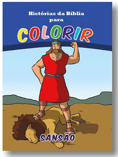 Histórias da Bíblia para Colorir - Sansão