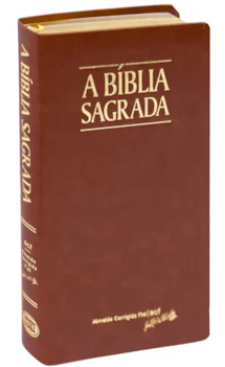 Bíblia Sagrada Slim | ACF | Letra Grande | Capa Caramelo Luxo