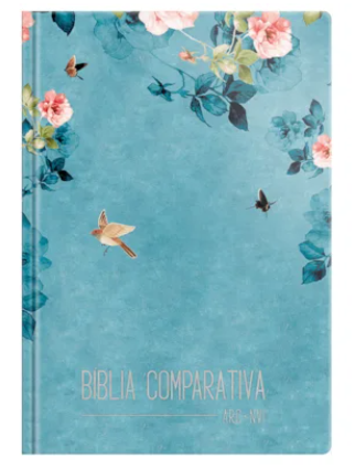 BIBLIA COMPARATIVA ARC/NVI ROSA TURQUESA