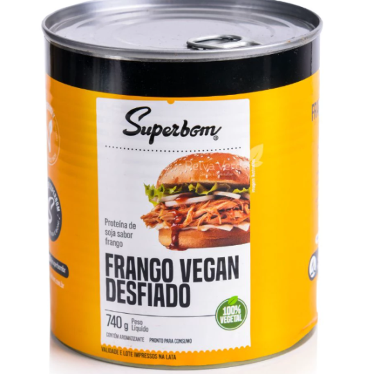 FRANGO DESFIADO VEGANO 740G