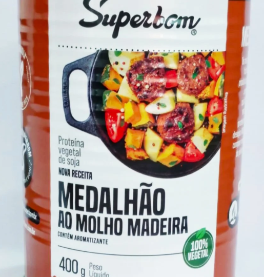 Medalhão ao Molho Madeira Vegetariano 400G